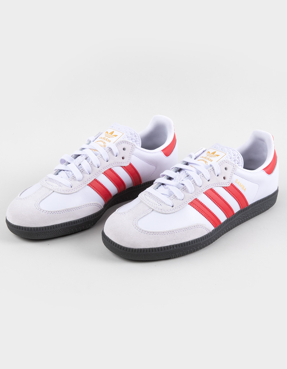 ADIDAS Samba ADV Shoes - WHT/RED