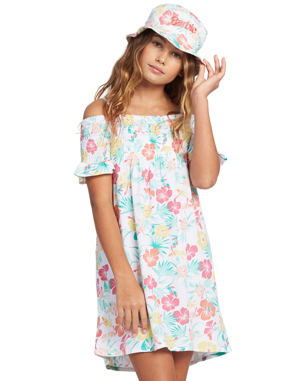 ROXY x Barbie Reversible Girls Bucket Hat - MULTI | Tillys