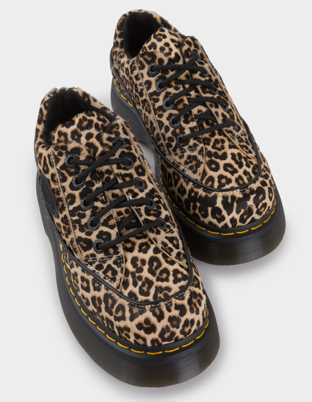 DR. MARTENS Buzz 5-Eye Womens LEOPARD Shoes