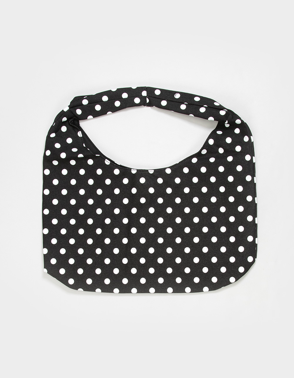 Polka Dot Tote Bag - BLK/WHT