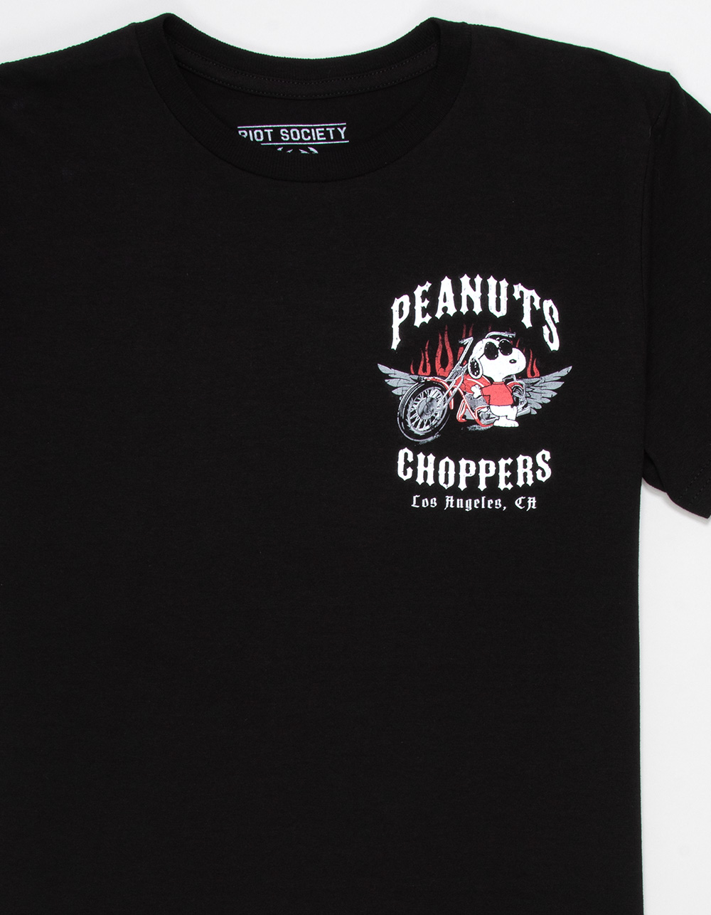 RIOT SOCIETY x Peanuts Choppers Boys Tee - BLACK
