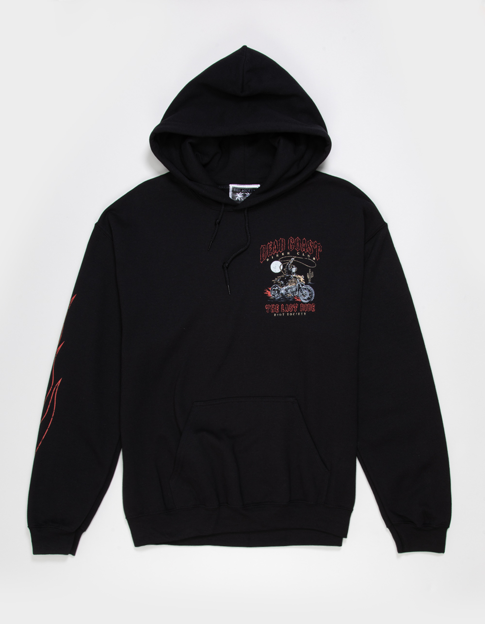 RIOT SOCIETY Dead Coast Mens Hoodie - BLACK