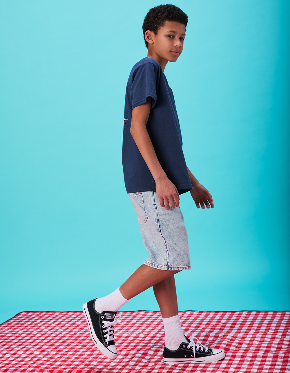 RSQ Boys Baggy Jorts - LIGHT WASH