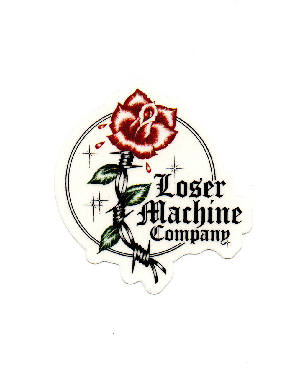 LOSER MACHINE Rose Garden Sticker