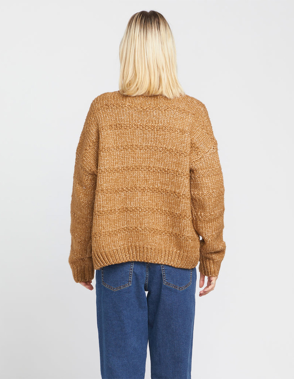 VOLCOM Deserts Edge Womens Cardigan - CAMEL