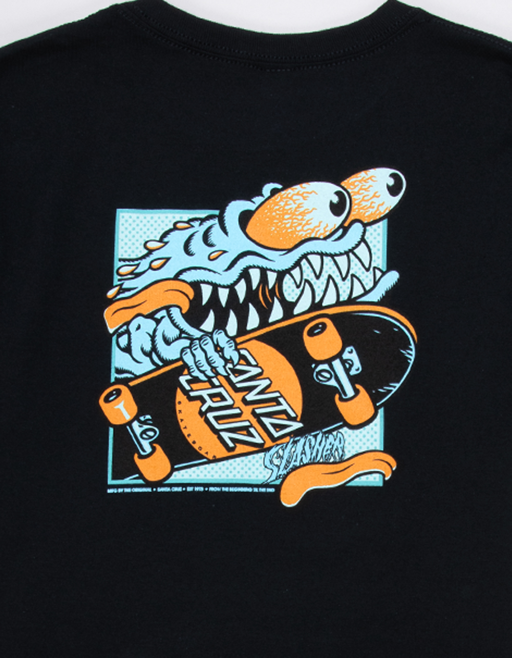 SANTA CRUZ Meek Slasher Boys Tee - BLACK