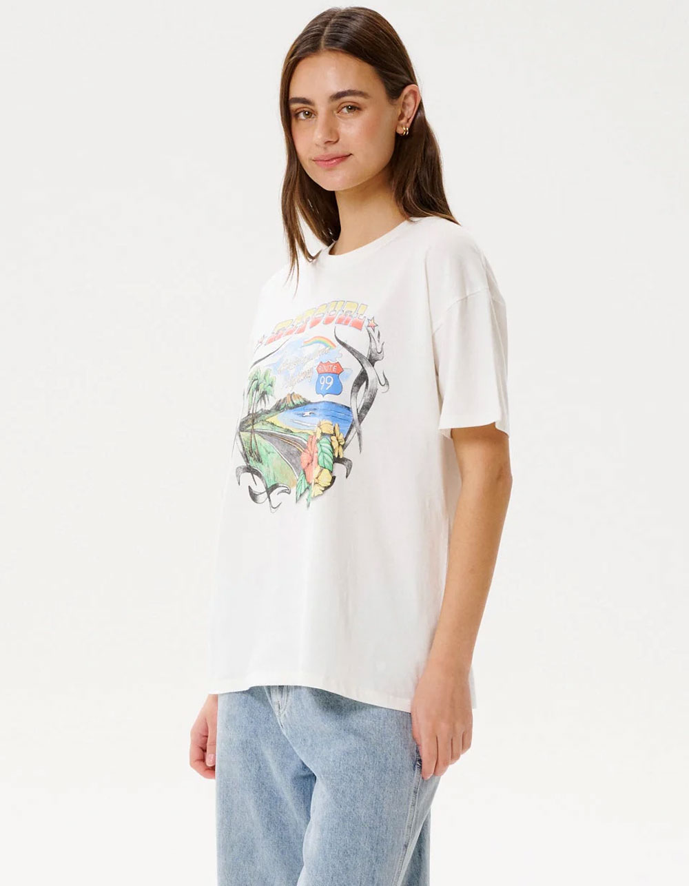 RIP CURL Pacific Rider Womens Relaxed Tee