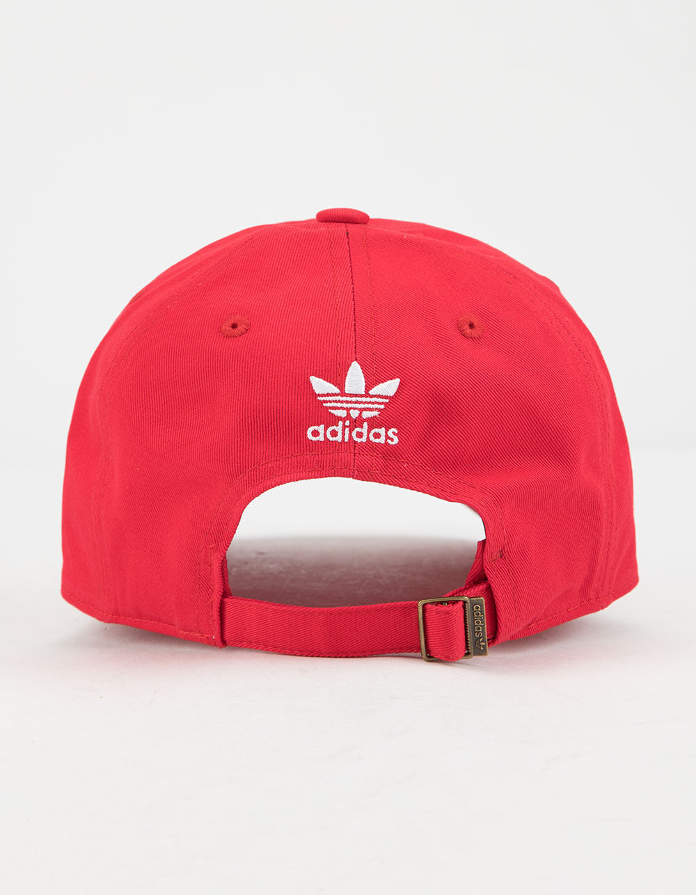ADIDAS Originals Relaxed Red & White Womens Strapback Hat image number 1
