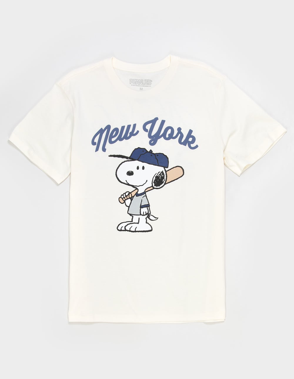PEANUTS Snoopy New York Mens Tee - CREAM