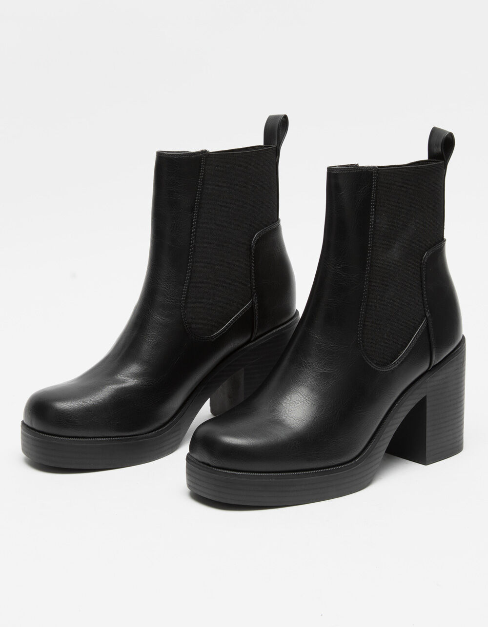 SODA Womens Chelsea Gore Boots - BLACK | Tillys