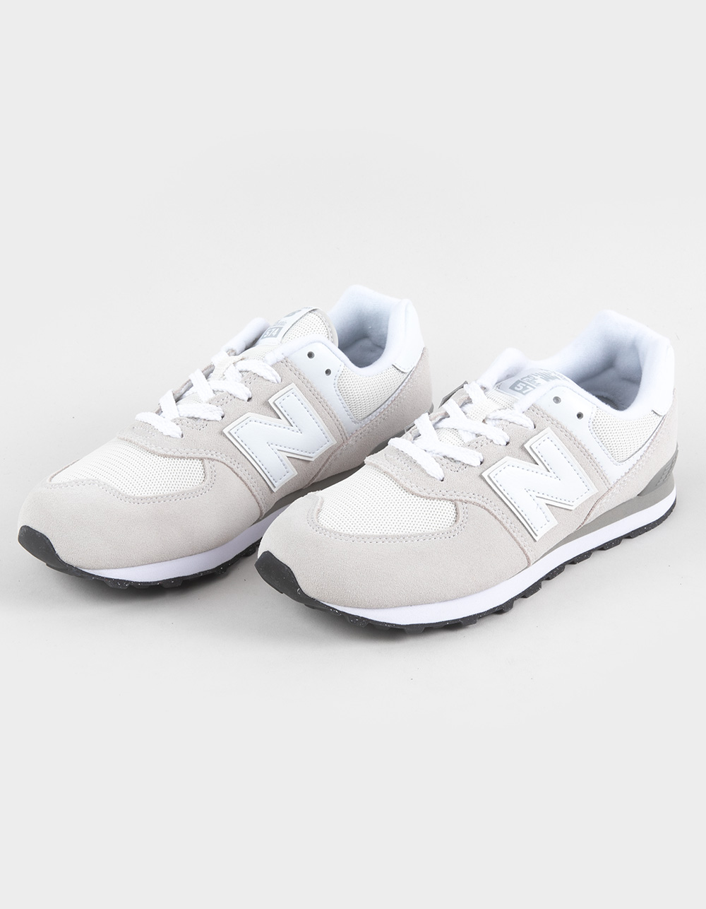 NEW BALANCE 574 Girls Shoes - LIGHT GRAY