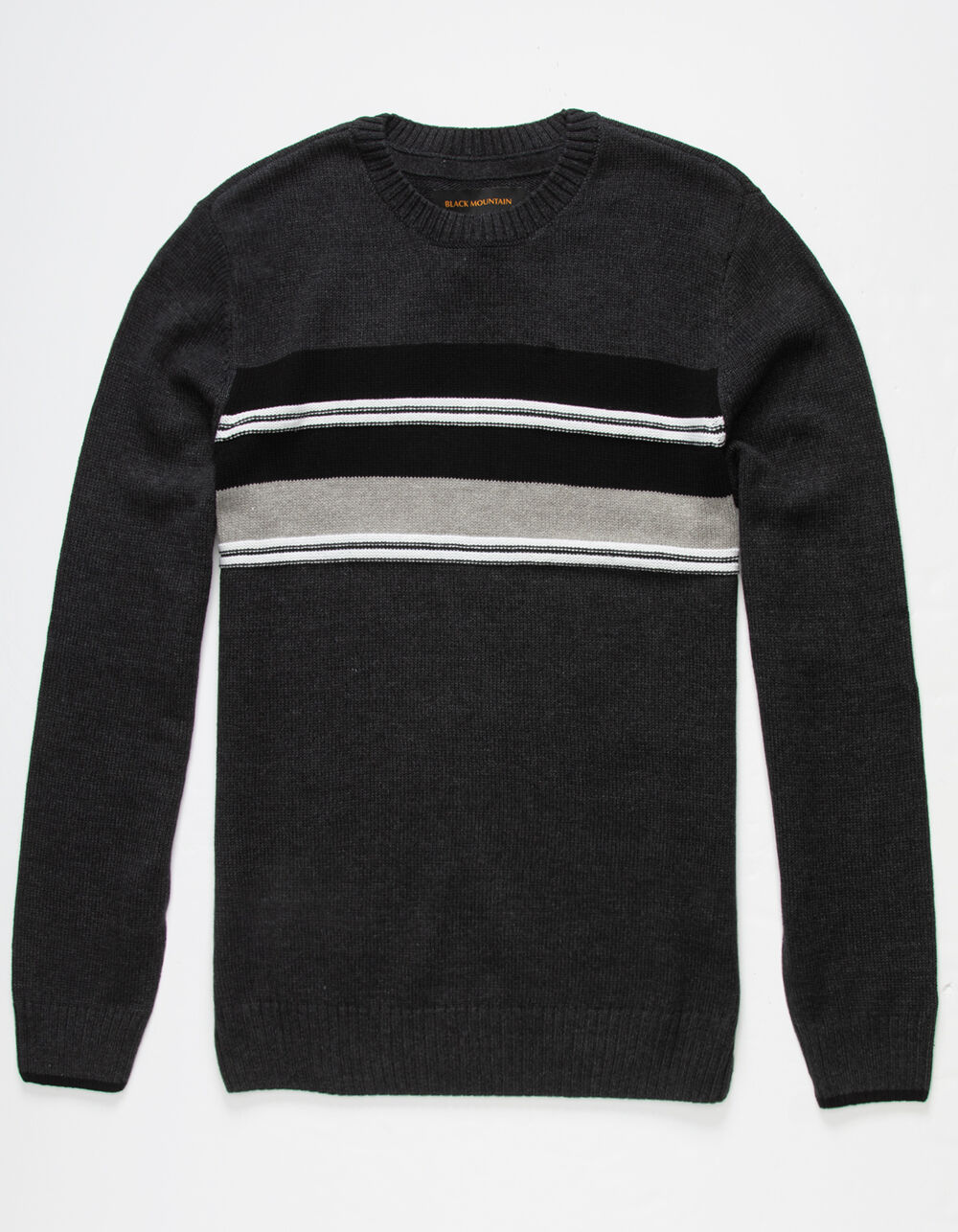 BLACK MOUNTAIN Striped Chest Mens 