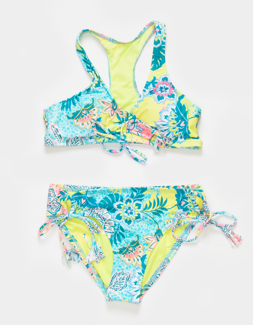 HOBIE Venice Girls Bralette Bikini Set - MULTI | Tillys