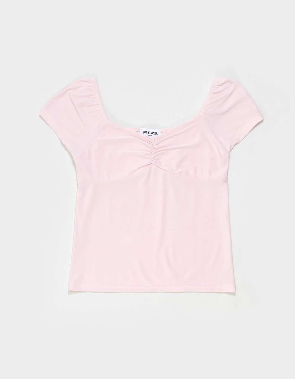 RSQ Girls Butter Soft Cinch Top - LIGHT PINK