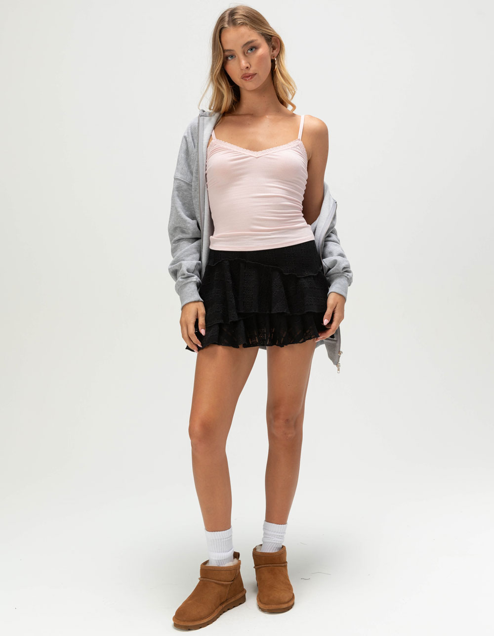 TILLYS Lace Trim Womens Cami