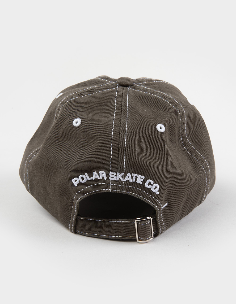 POLAR SKATE CO. Sai Contrast Strapback Hat - OLIVE