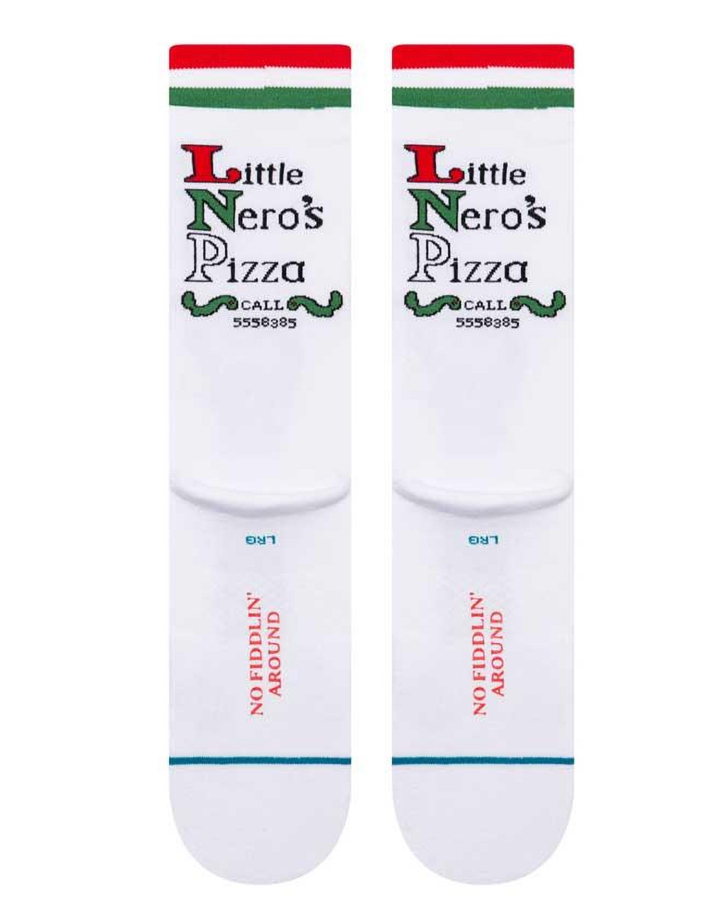 STANCE x Home Alone Little Neros Crew Socks - WHITE COMBO