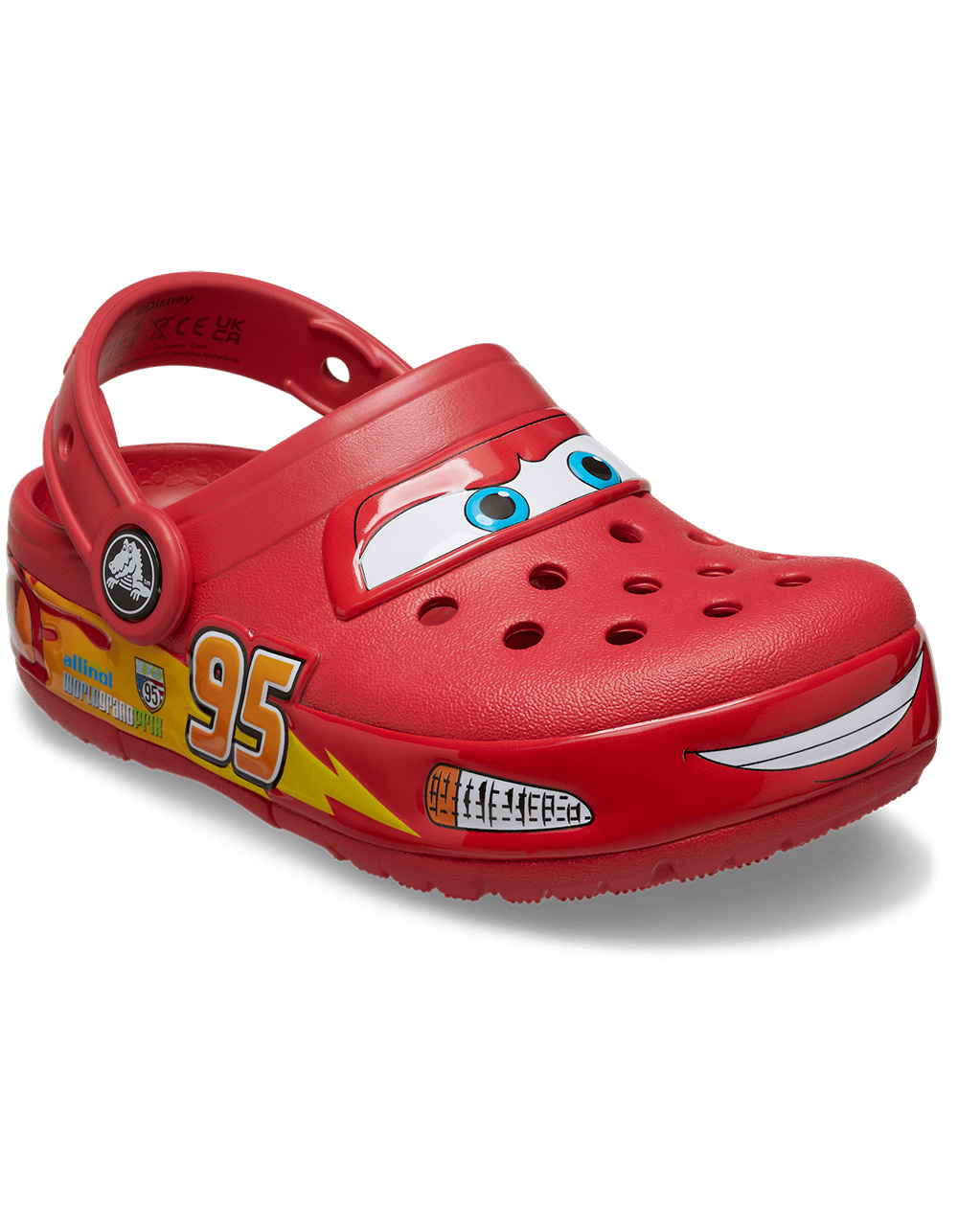 CROCS x Disney Pixar Cars Lightning McQueen Little Kids Clogs - RED COMBO