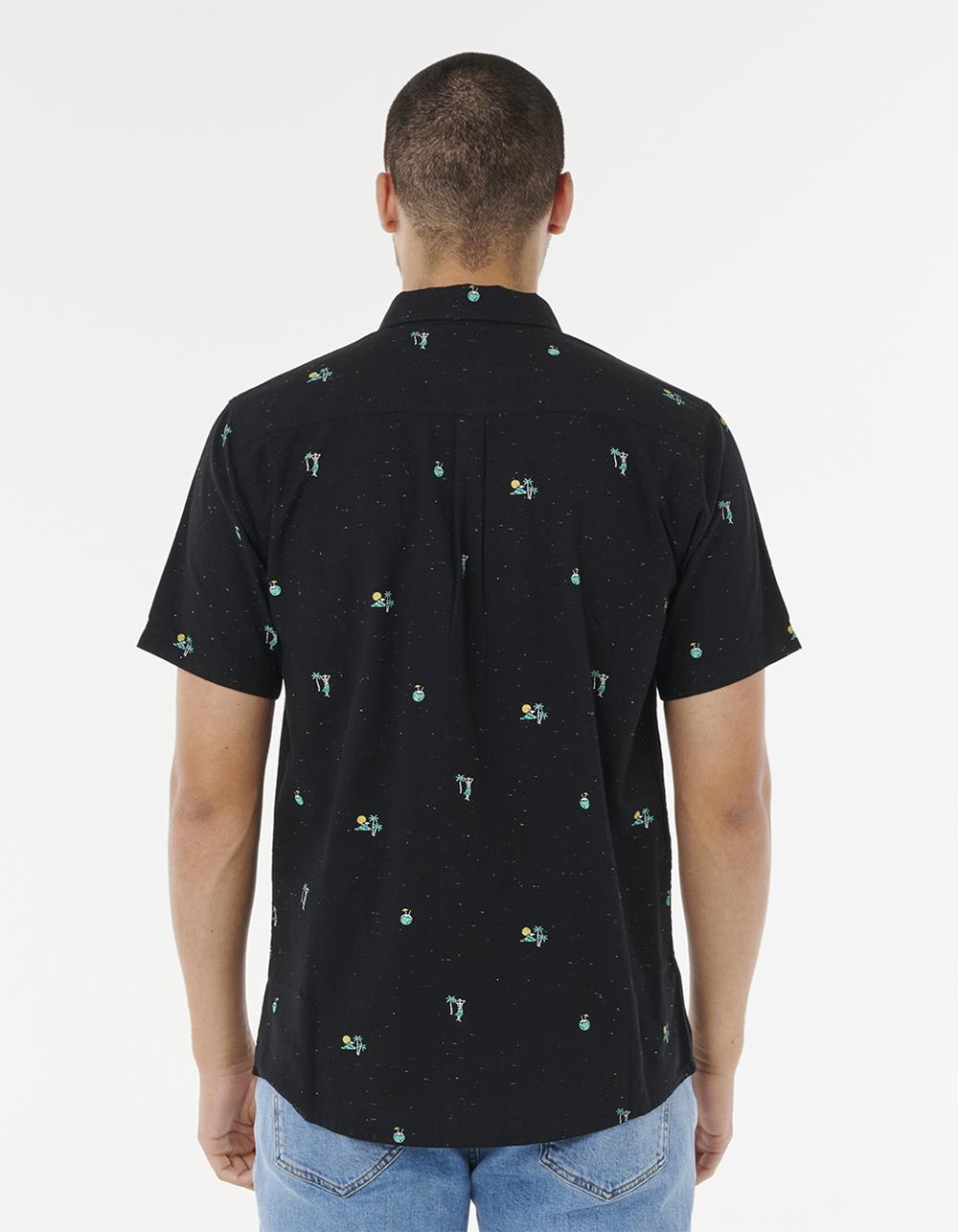 RIP CURL Skelly Breach Mens Short Sleeve Shirt