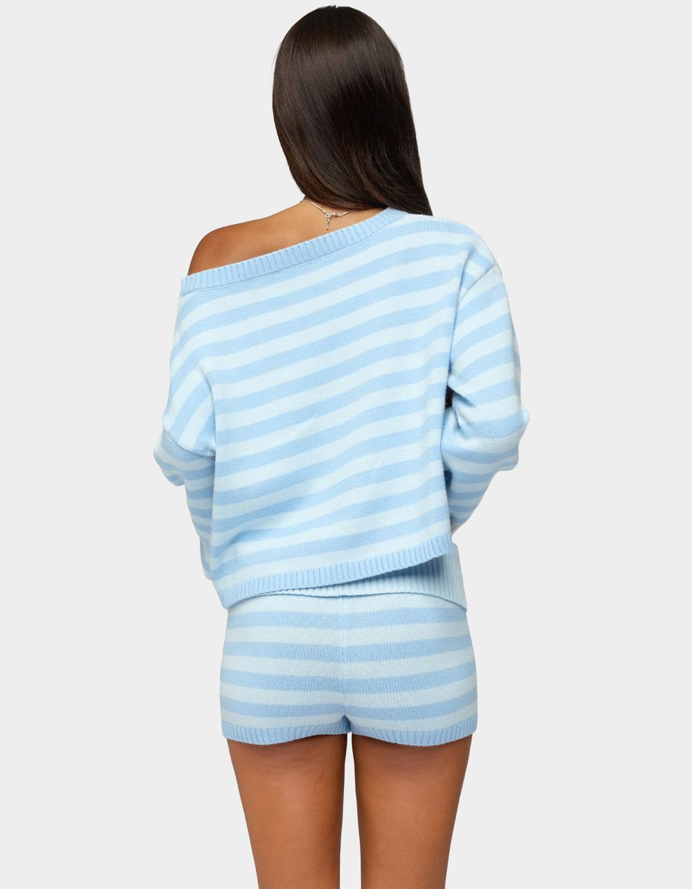 EDIKTED Saphi Striped Oversized Knit Sweater