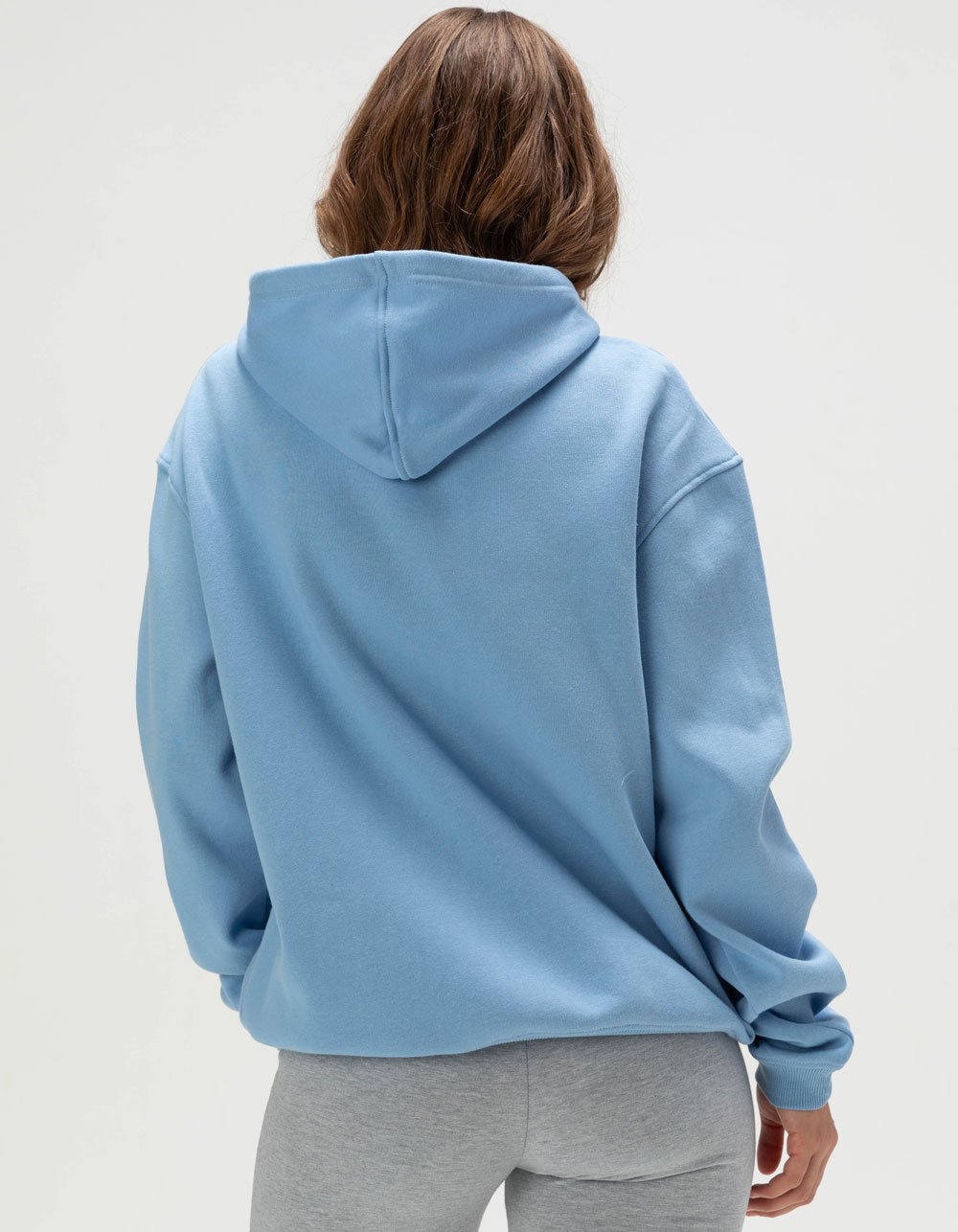 FULL TILT Patch LA Womens Hoodie - LIGHT BLUE