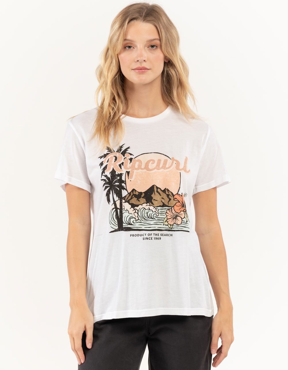 RIP CURL Sunset Session Womens Tee - WHITE | Tillys