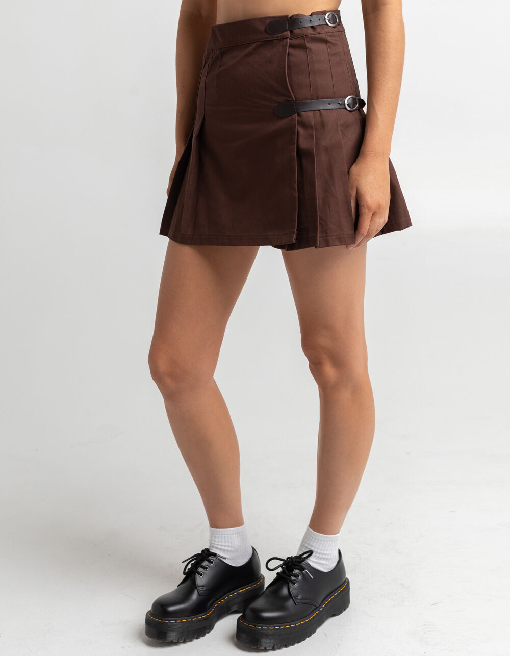 RSQ Womens Buckle Skirt - BROWN | Tillys