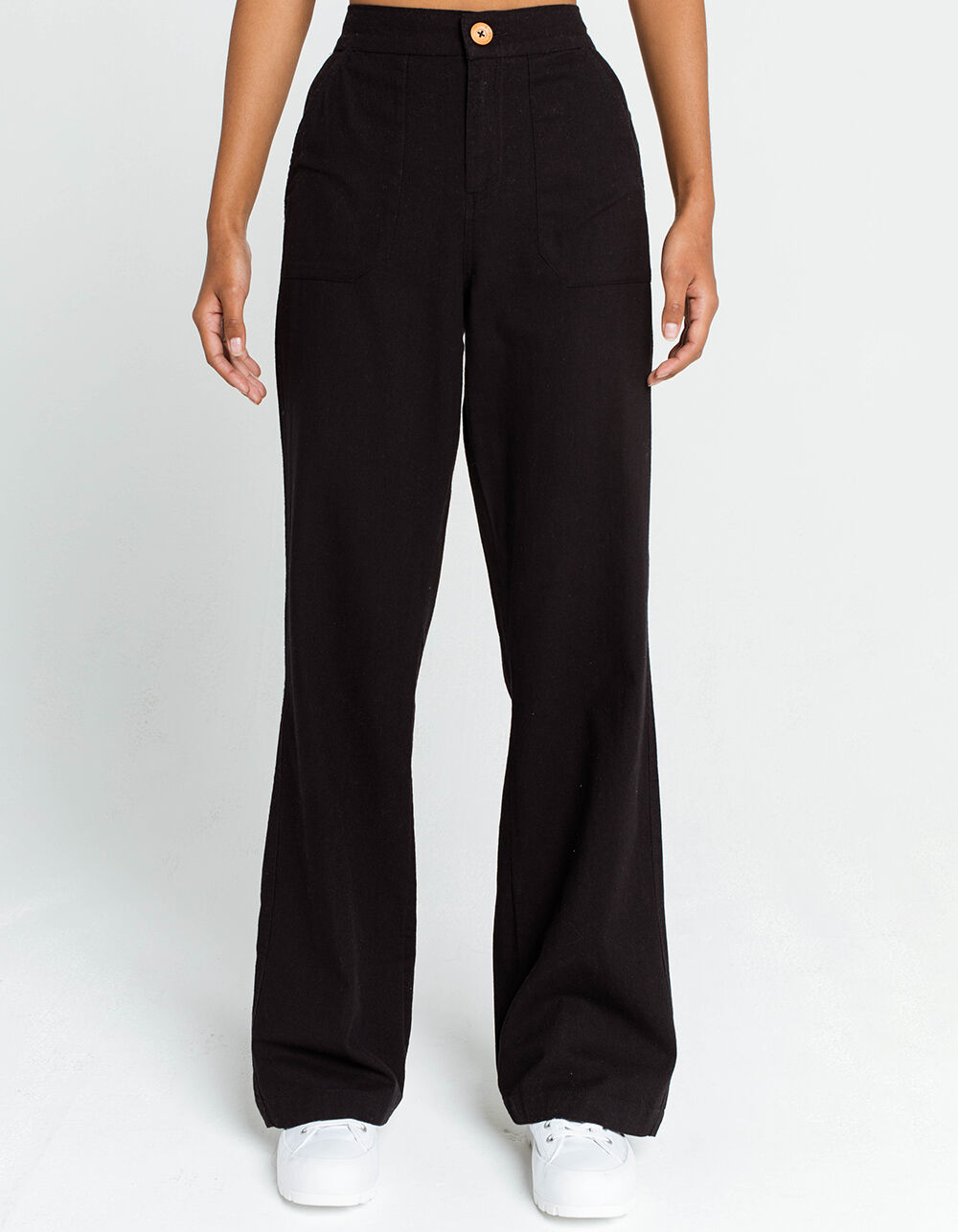 ROXY Oceanside Flared Womens Black Pants BLACK Tillys