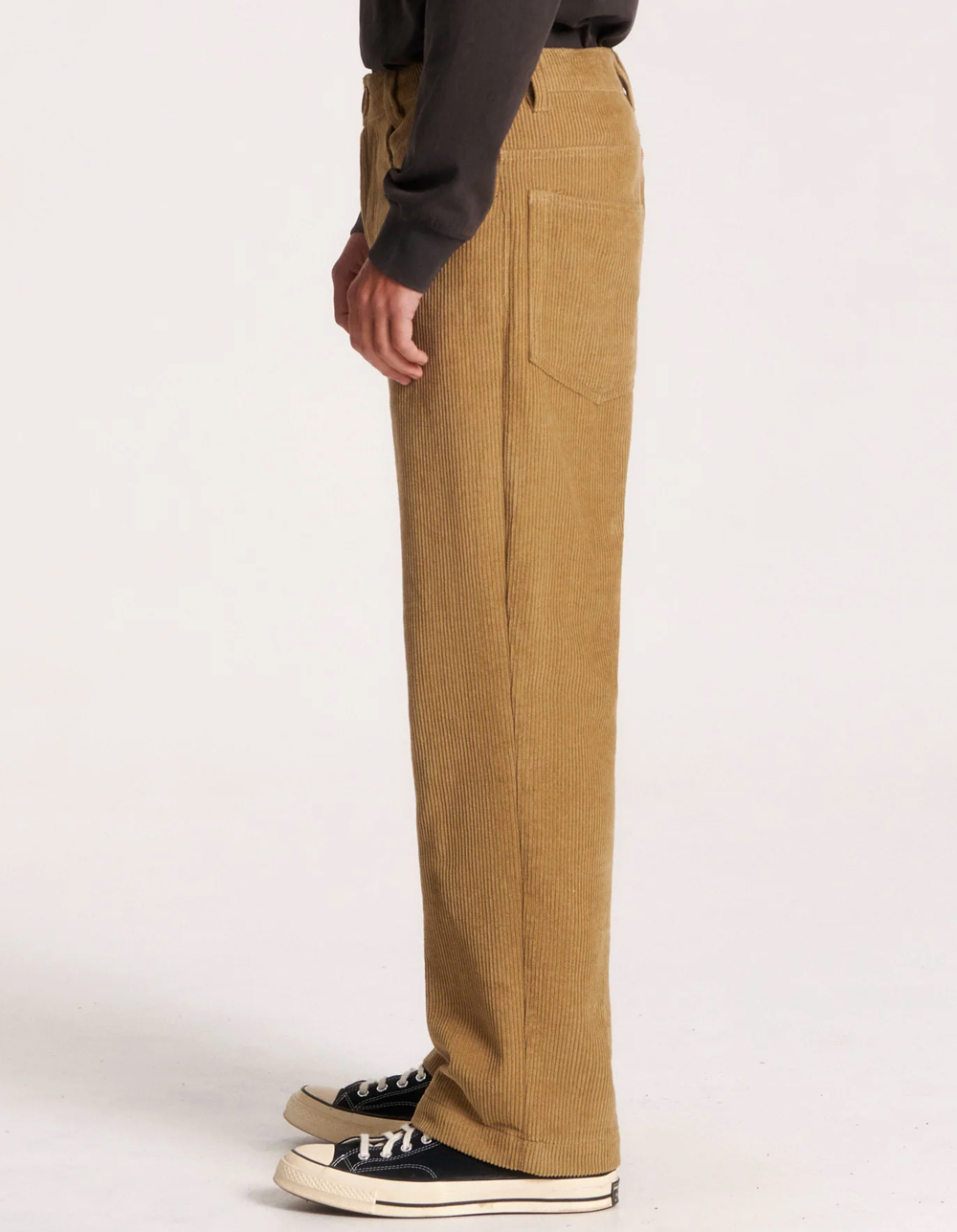 THE CRITICAL SLIDE SOCIETY Peaty Mens 5 Pocket Straight Corduroy Pants - PUTTY