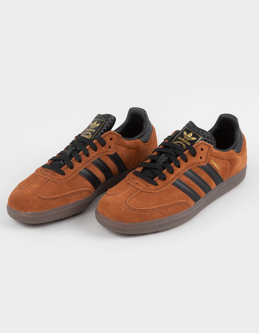 ADIDAS Samba ADV Shoes - DUSKY BRONZE/CORE BLACK/GUM