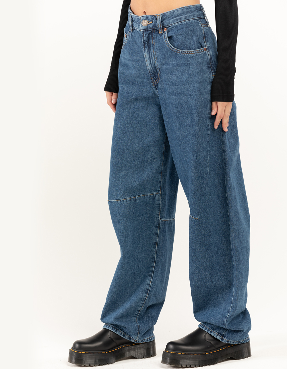 BDG URBAN OUTFITTERS Logan Womens Cinch Back Jeans - VINTAGE MED | Tillys