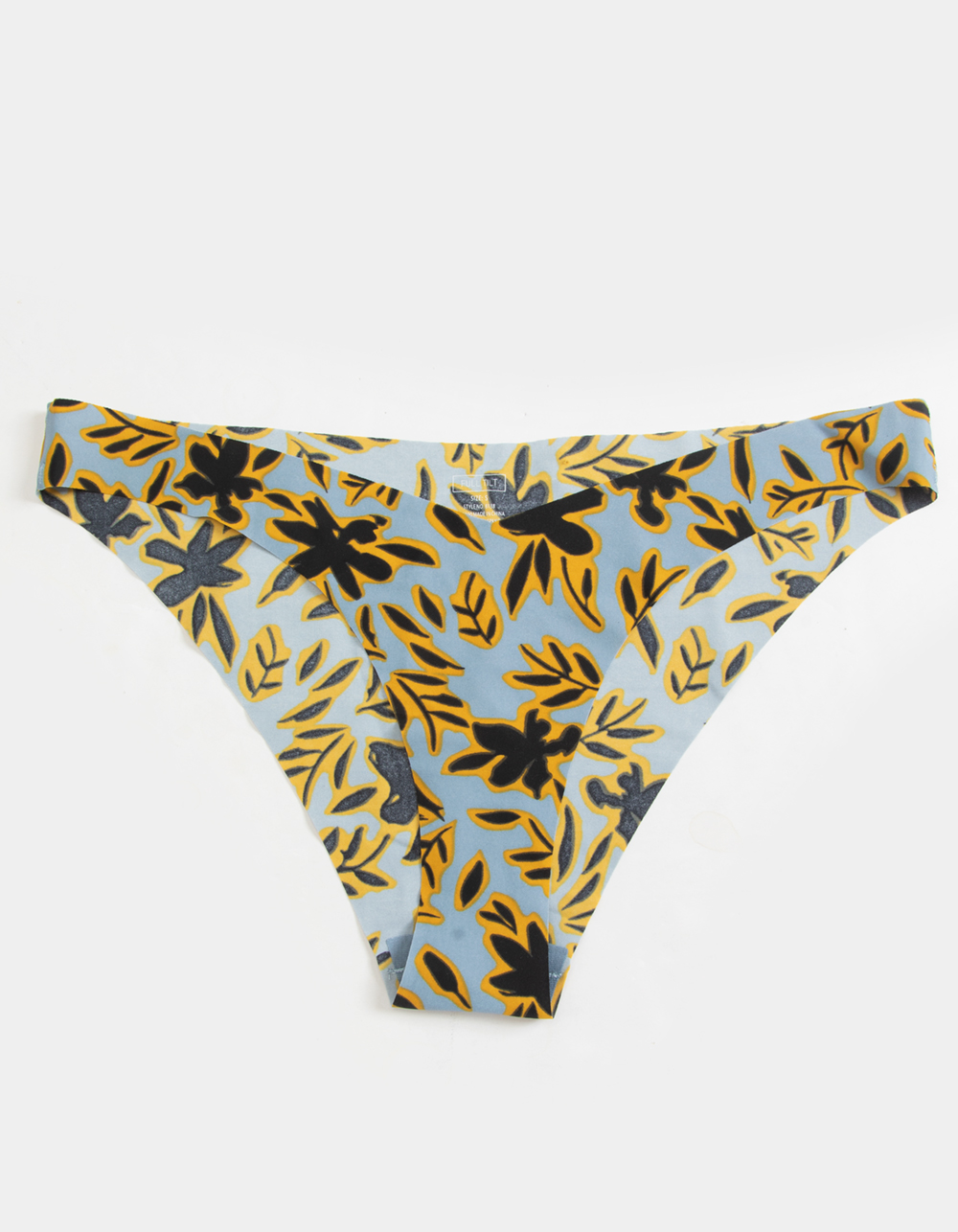 FULL TILT Floral Lasercut Cheeky Panties BLUE COMBO Tillys