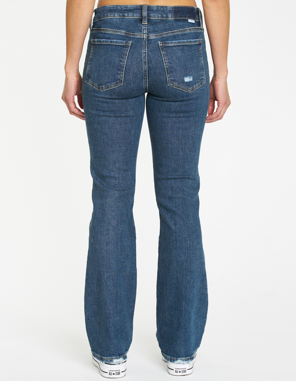 DAZE DENIM Y2K Womens Low Rise Boot Cut Jeans - MEDIUM WASH | Tillys
