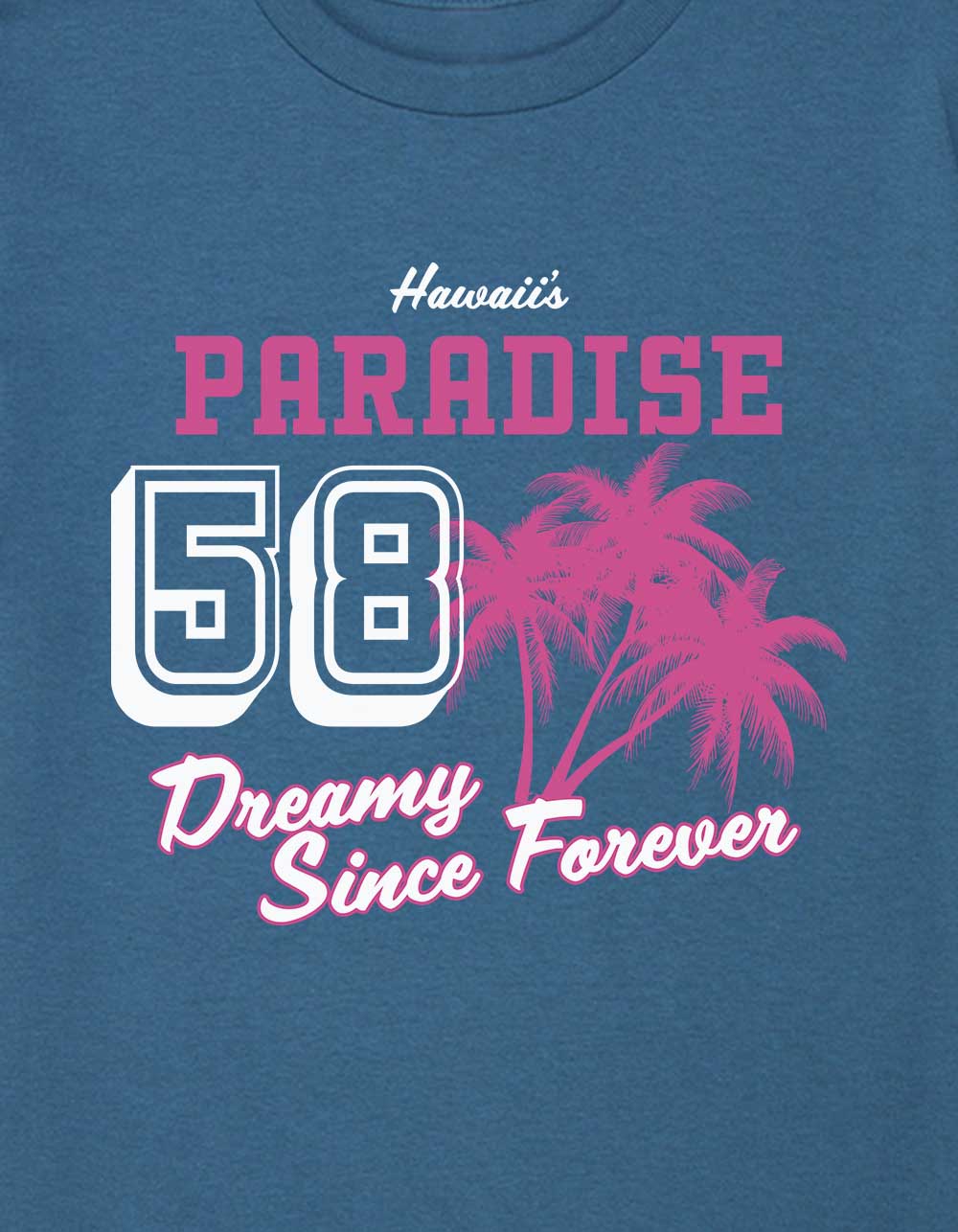 HAWAII Paradise Since Forever Unisex Kids Tee - INDIGO