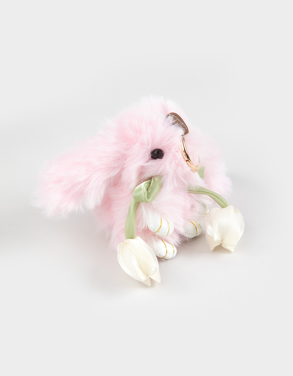 FULL TILT Plush Bunny Bag Charm - PINK