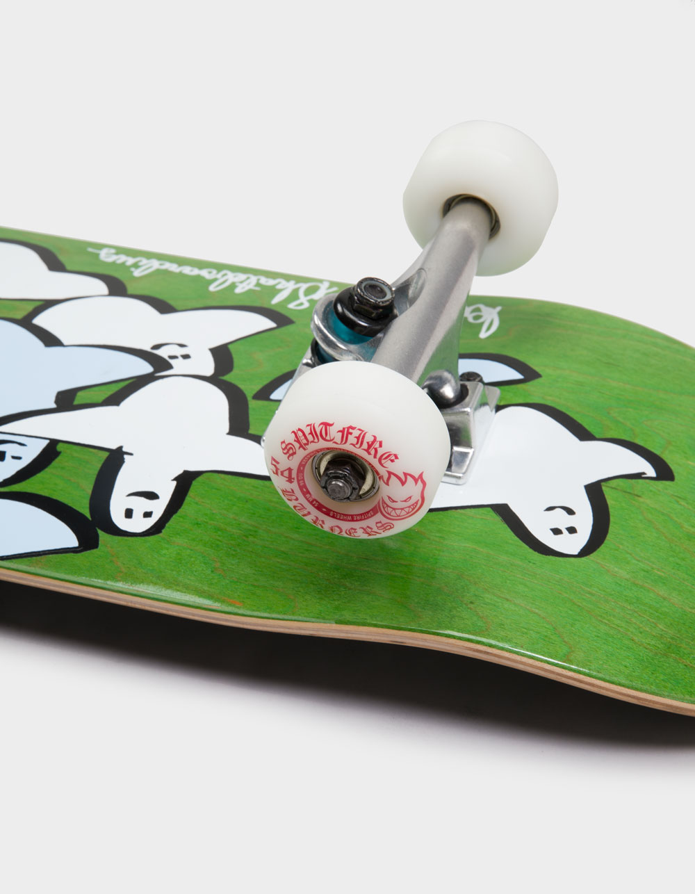 KROOKED Birds 7.75" Complete Skateboard - GREEN