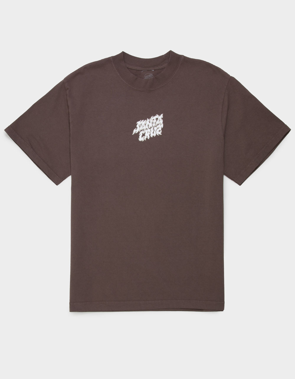 SANTA CRUZ Razor Dot Mens Heavyweight Tee - BROWN