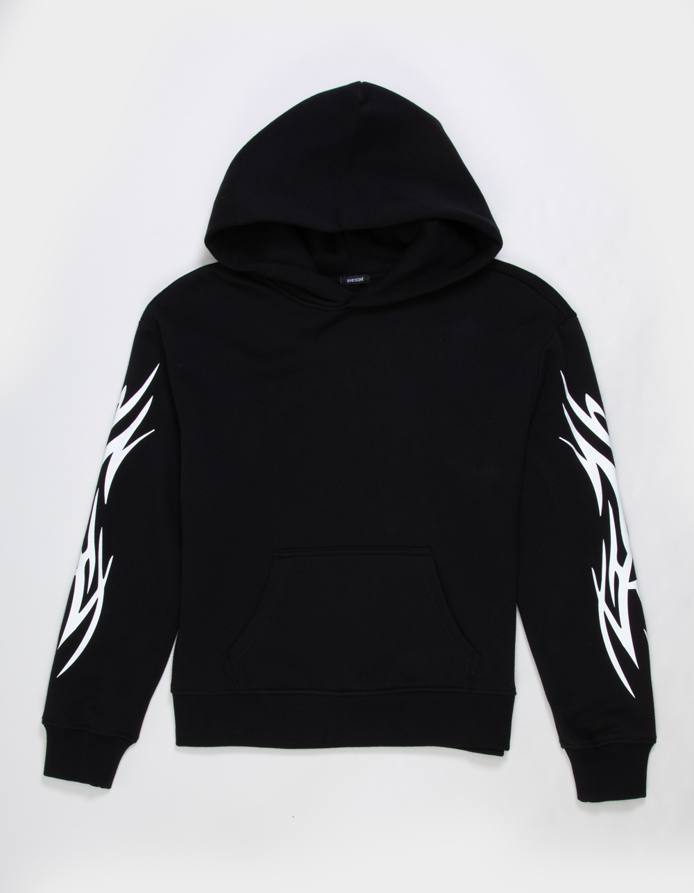 RSQ Boys Tribal Oversized Hoodie - BLACK