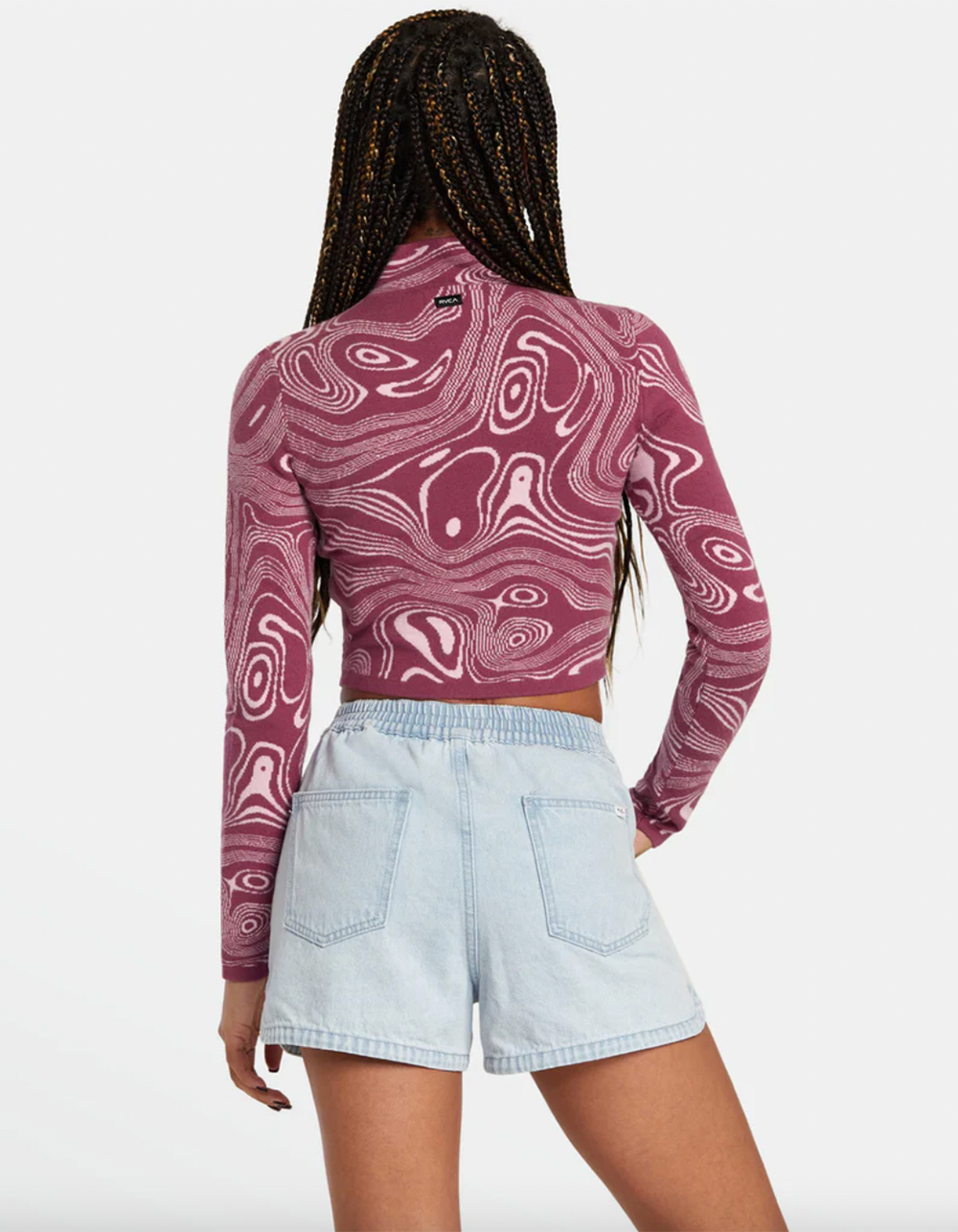 RVCA Venice Womens Denim Shorts - BLEACH