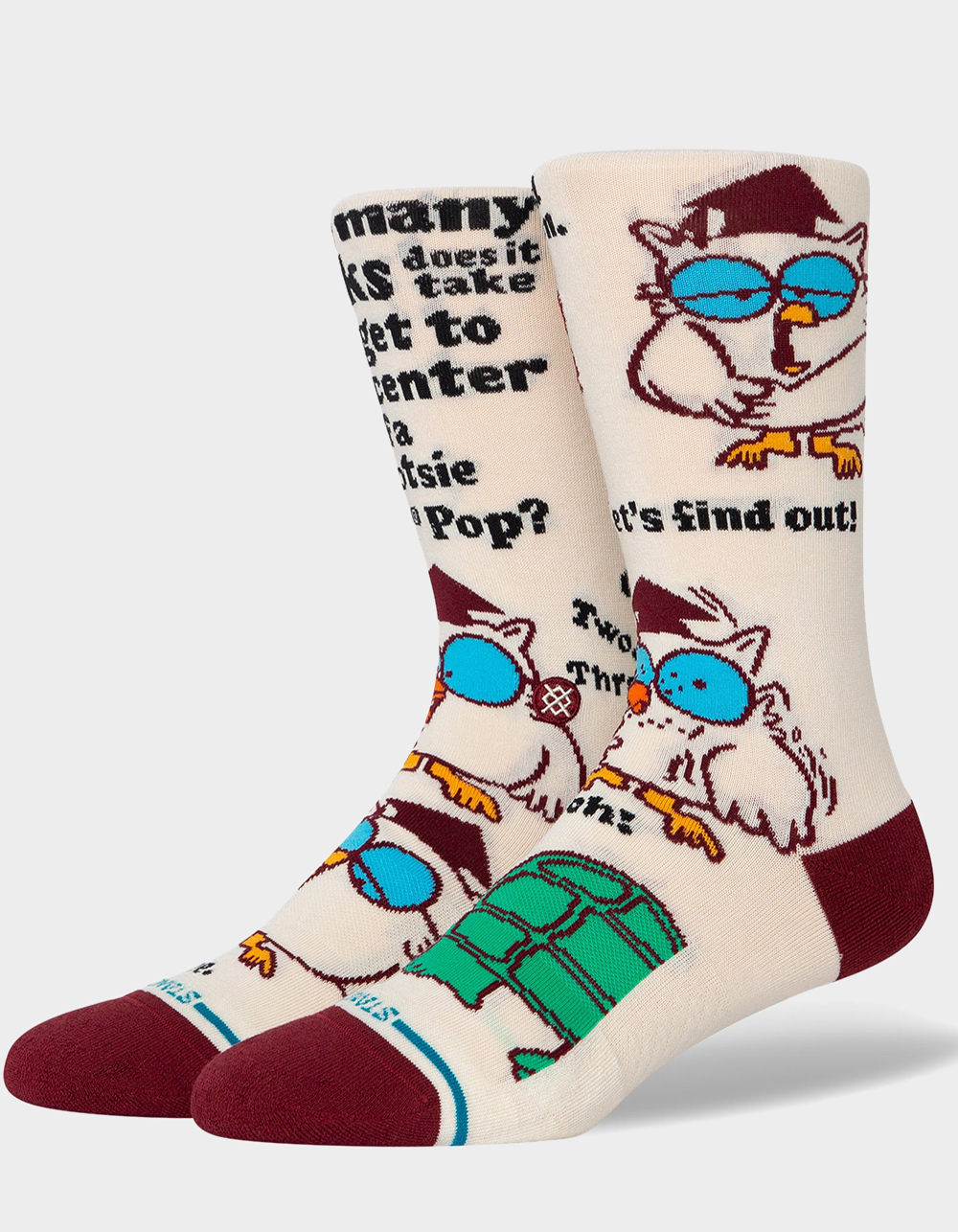 STANCE x Tootsie Roll® Mr. Owl Mens Crew Socks