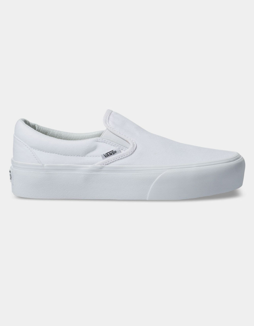 VANS Classic Slip-On Platform True White Womens Shoes - TRUE WHITE | Tillys