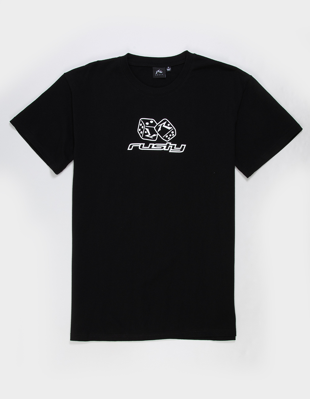 RUSTY Double Or Nothing Mens Tee - BLACK