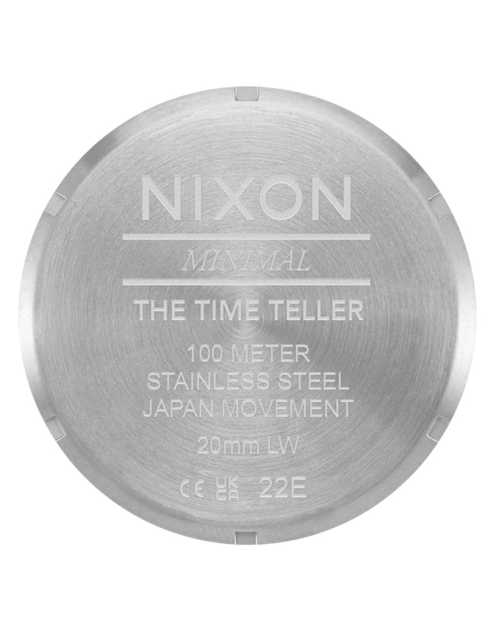 NIXON Time Teller Watch - SILVER