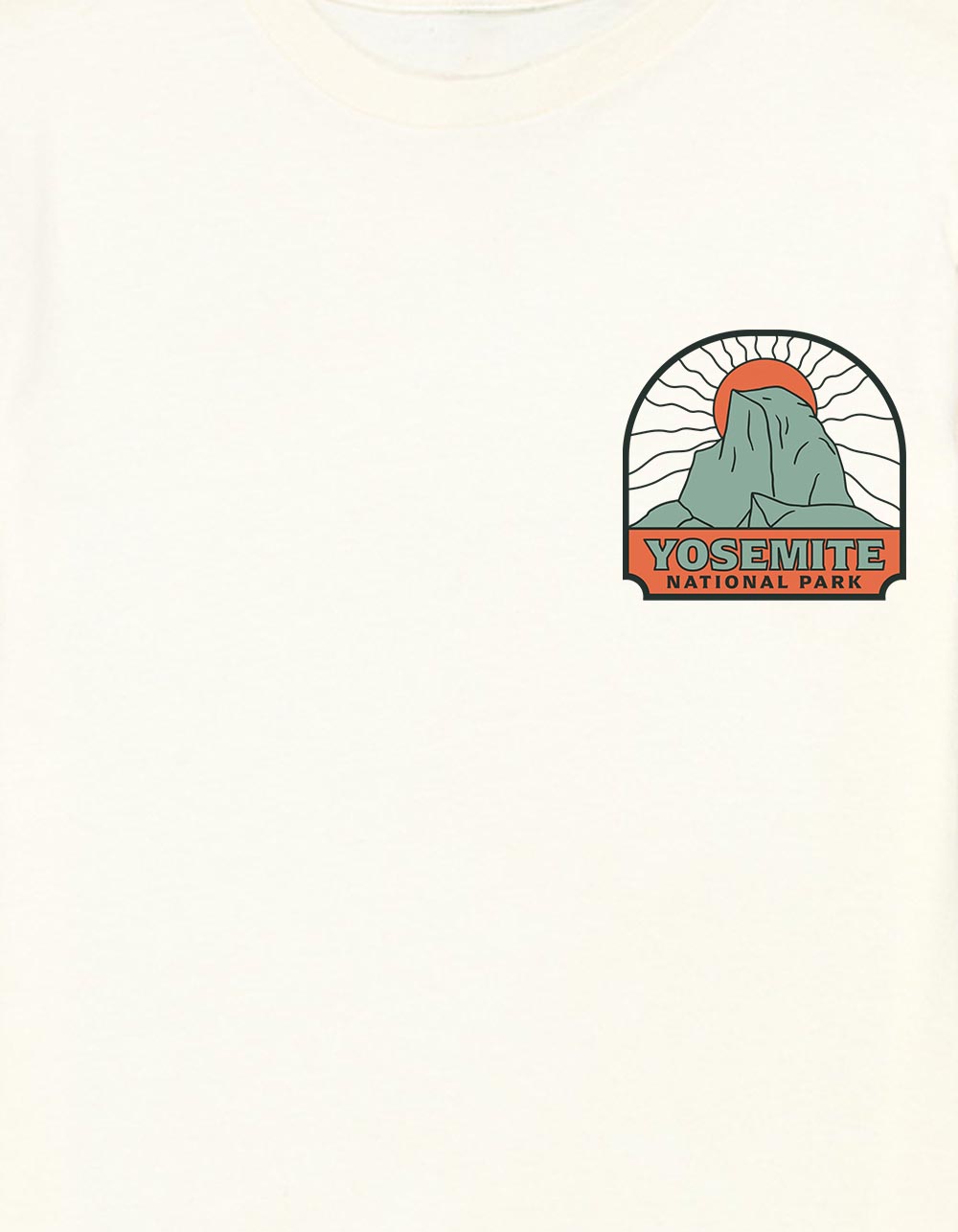 YOSEMITE Park Sunrise Unisex Kids Tee - OFF WHITE