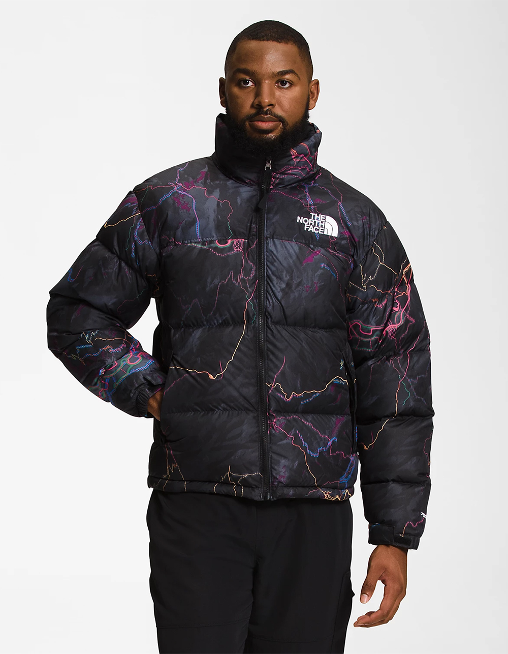【1996s.tnf SS 】90s レザージャケット　G-3 アメカジ THE NORTH FACE 1996 Retro Nuptse Mens Jacket - BLACK COMBO | Tillys