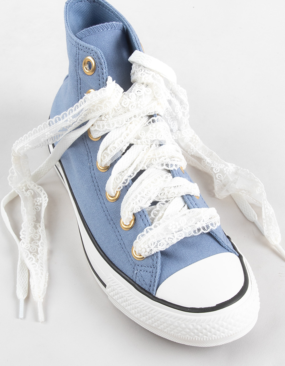 CONVERSE Chuck Taylor All Star Lace Womens High Top Shoes - BLUE