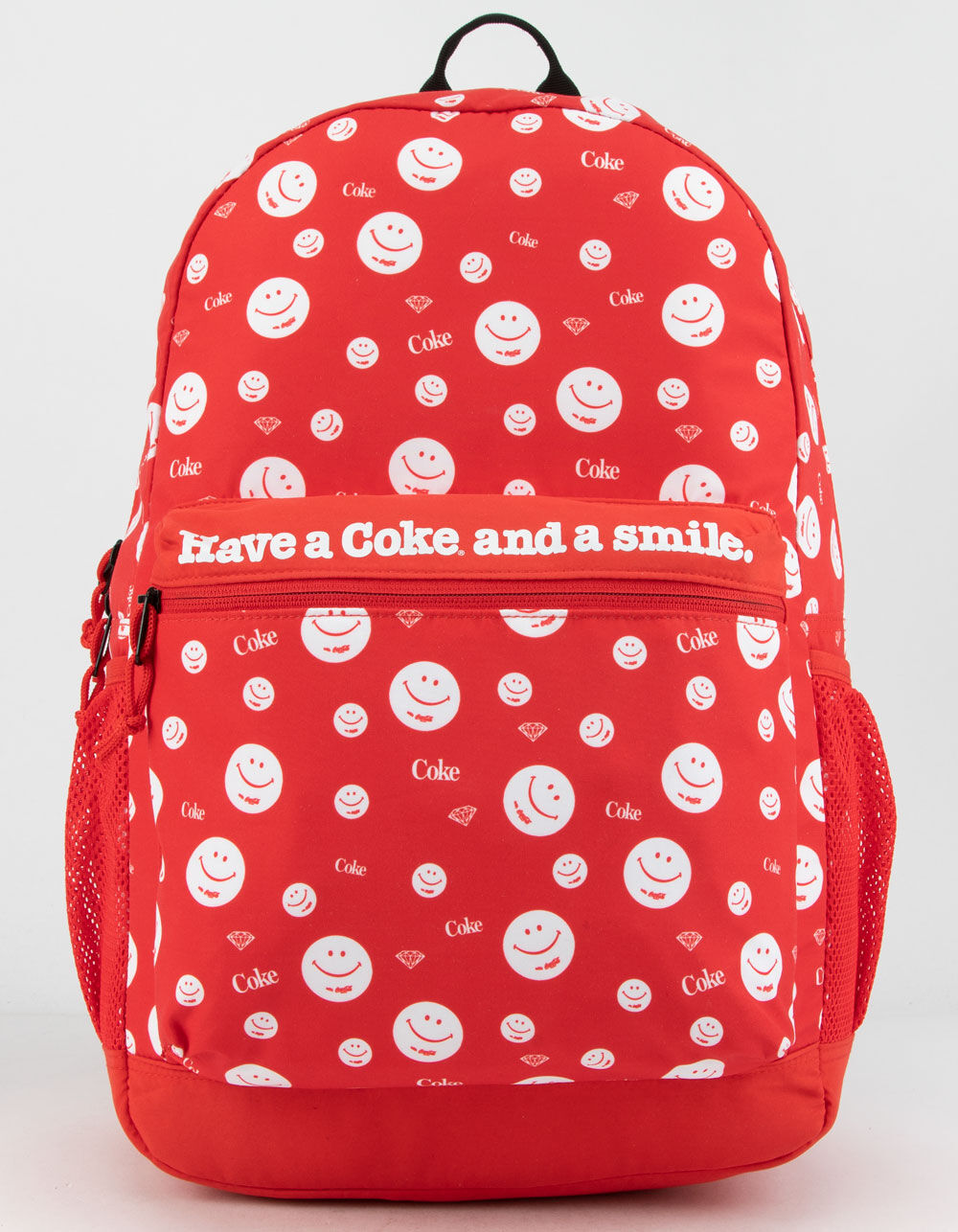 DIAMOND SUPPLY CO. x Coca-Cola Smiley Red Backpack image number 0
