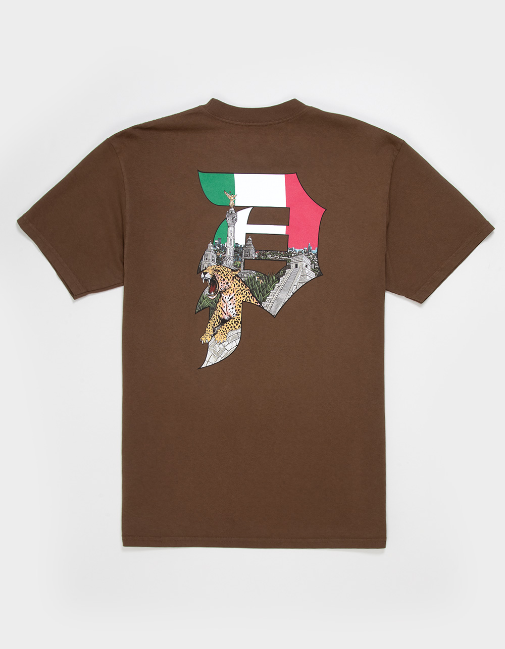 PRIMITIVE Landscape Mens Tee - BROWN