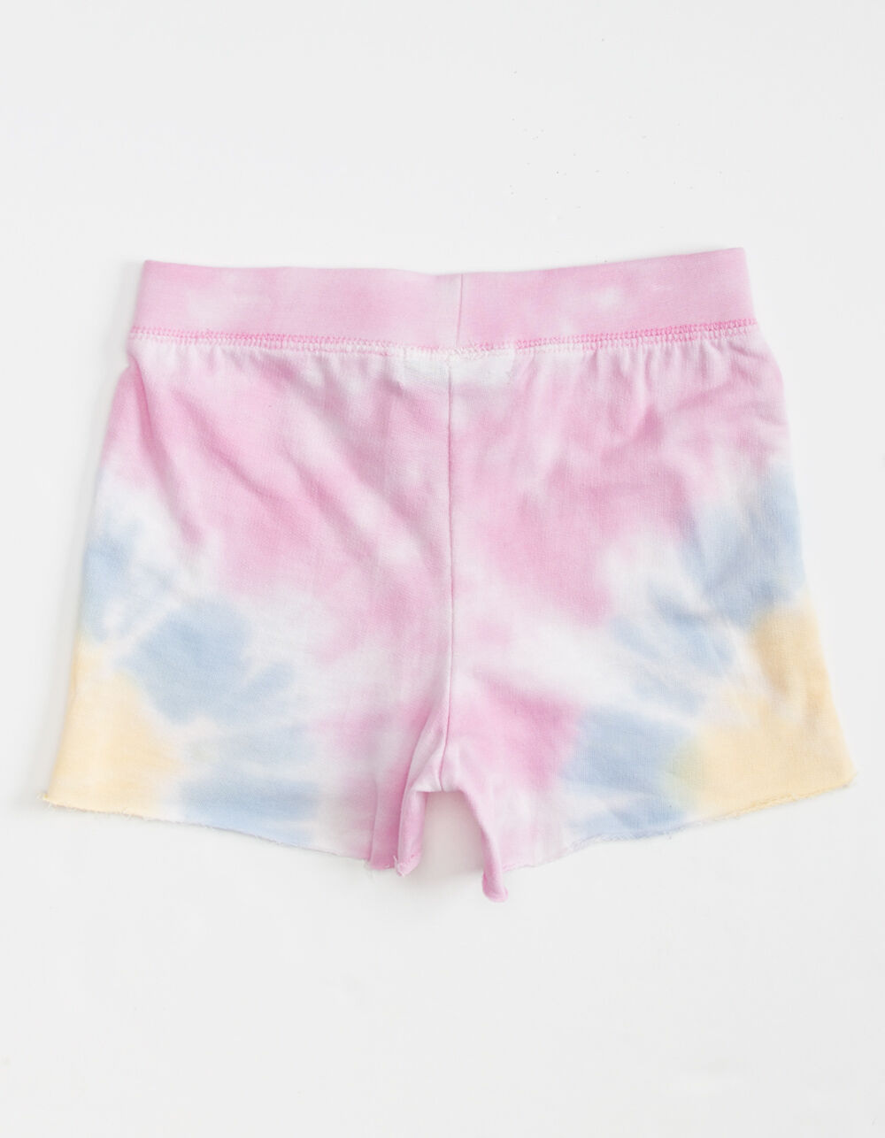 FULL CIRCLE TRENDS Tie Dye Graphic Girls Pink Sweat Shorts - PINK | Tillys