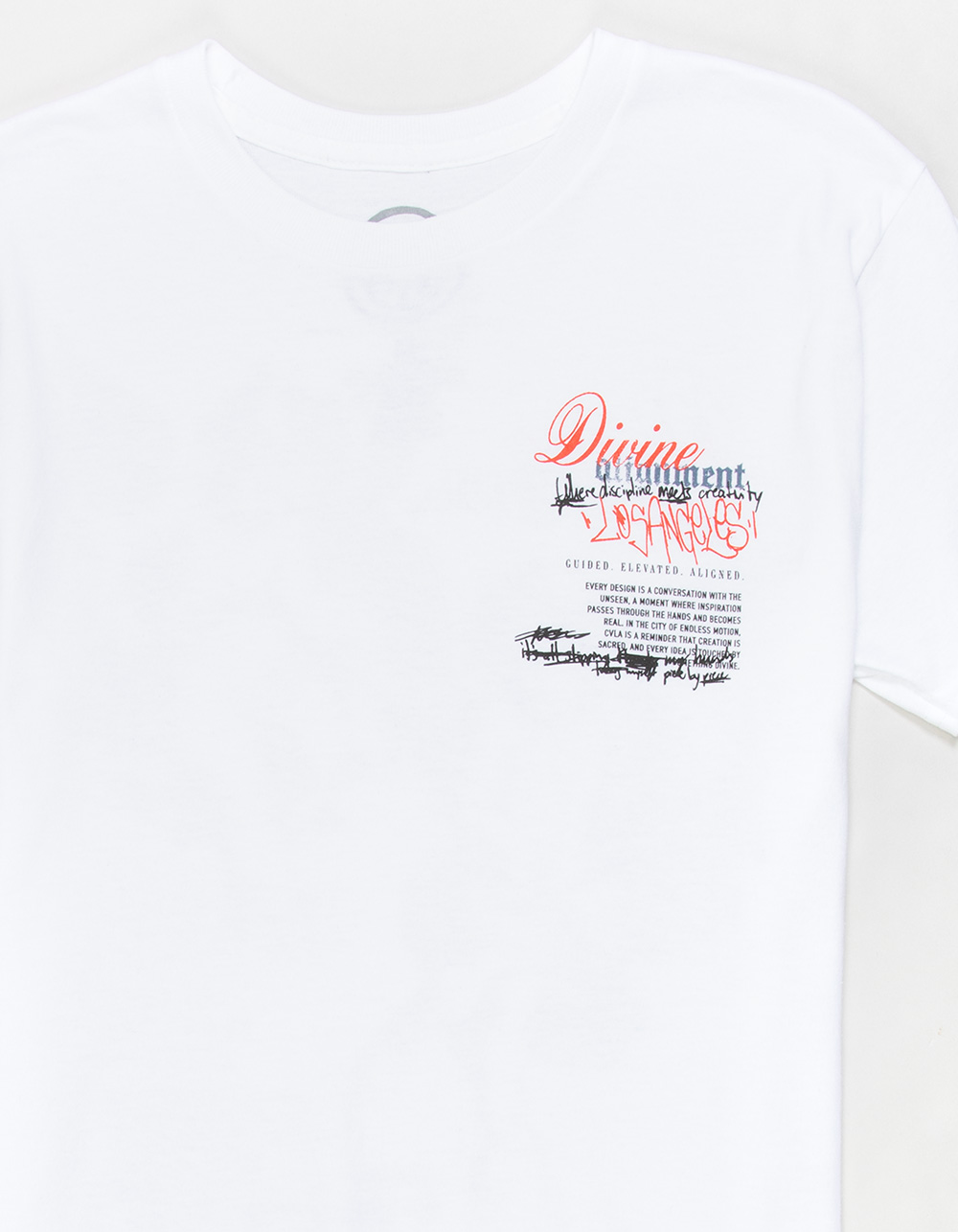 CVLA Divine Alignment Boys Tee - WHITE